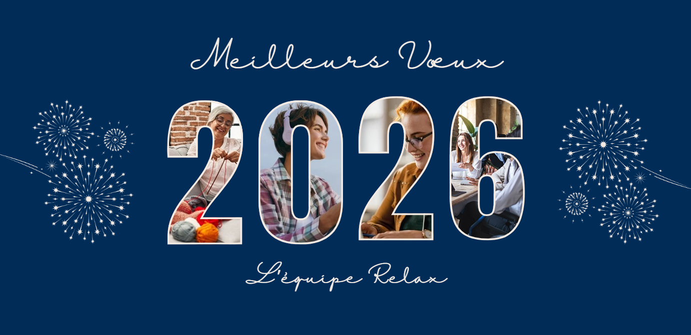 Meilleurs voeux 2026 - l'équipe Relax